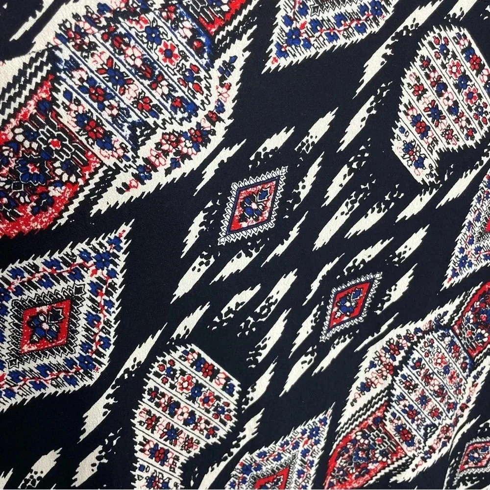 Vince Camuto Marrakesh Tapestry Fringed Open Front Cardigan - Picture 6 of 7